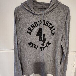 Aeropostale New York 1987 grey and black hoodie size XL
